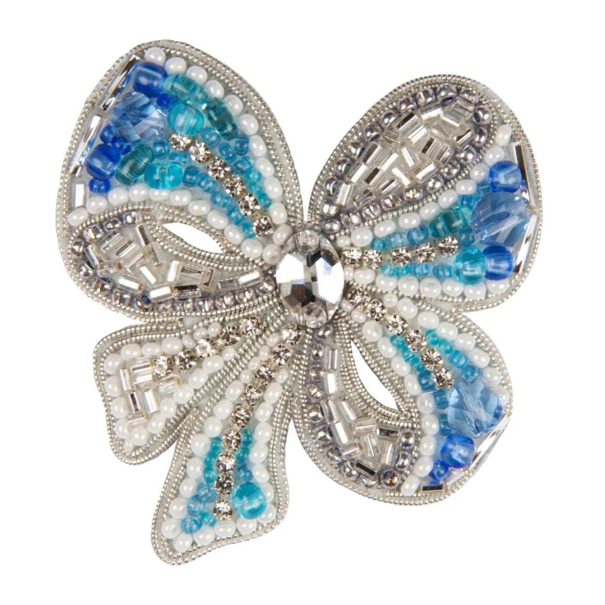 Charivna Mit Bow Brooch Crystal Art Beadwork Kit